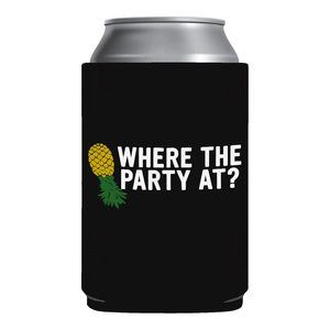 2 Funny beer coozies upside down pineapple swingers party gag gift college humor